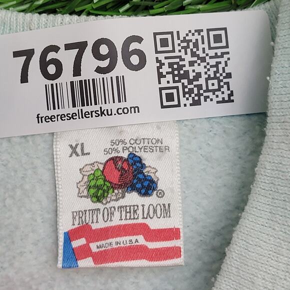 Vintage Native-American Sweatshirt Womens XL 22x23 Crop - Picture 8 of 16